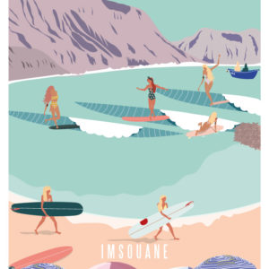 Affiches - Affiche de surf Imsouane- viktoria