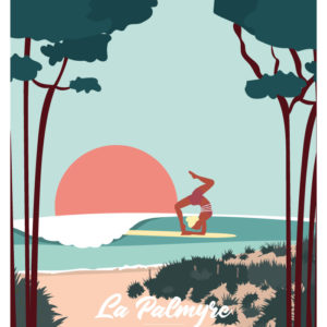 Affiches - Affiche de surf Royan- Poster- viktoria