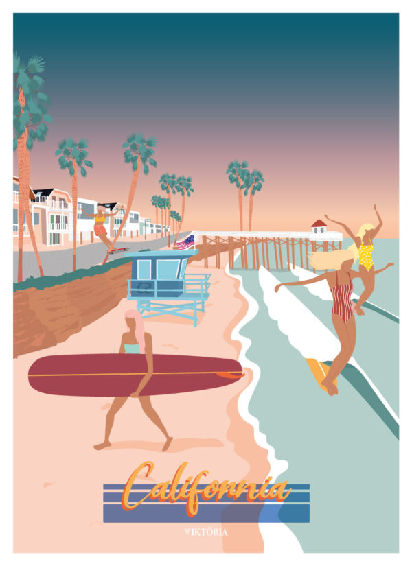 Affiche surf