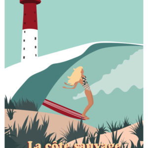 Royan - la côte sauvage - affiche