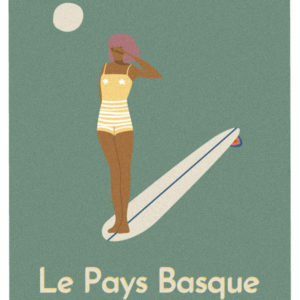 AFFICHE LES NENETTES Affiches de plage - Les surfeuses