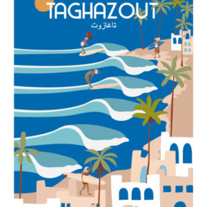 Affiche Maroc, Affiche Taghazout, Affiche Anchor point